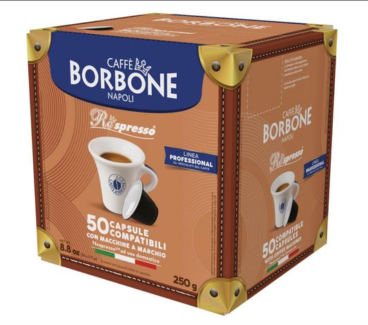 ¡¡¡SÚPER PRECIO!!! Café ITALIANO 50 Cápsulas Borbone Compatible con Nespresso®* – DESCAFEINADO
