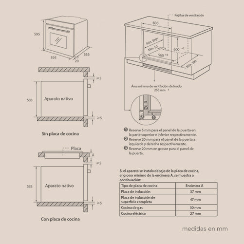 HORNO MULTIFUNCIÓN ARTICA 70L – 3000W, DISPLAY TÁCTIL, CONVECCIÓN Y DISEÑO NEGRO