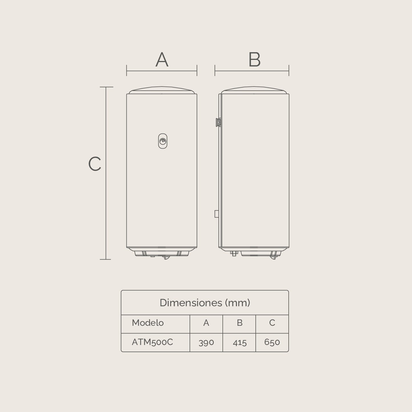 TERMO ELÉCTRICO ARTICA 50L – CALENTAMIENTO RÁPIDO Y SEGURO