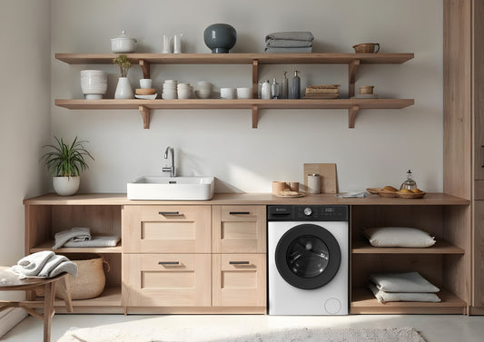 LAVADORA ARTICA AQUALINE 6 KG 1200 RPM DE BAJO CONSUMO CON FUNCIÓN VAPOR