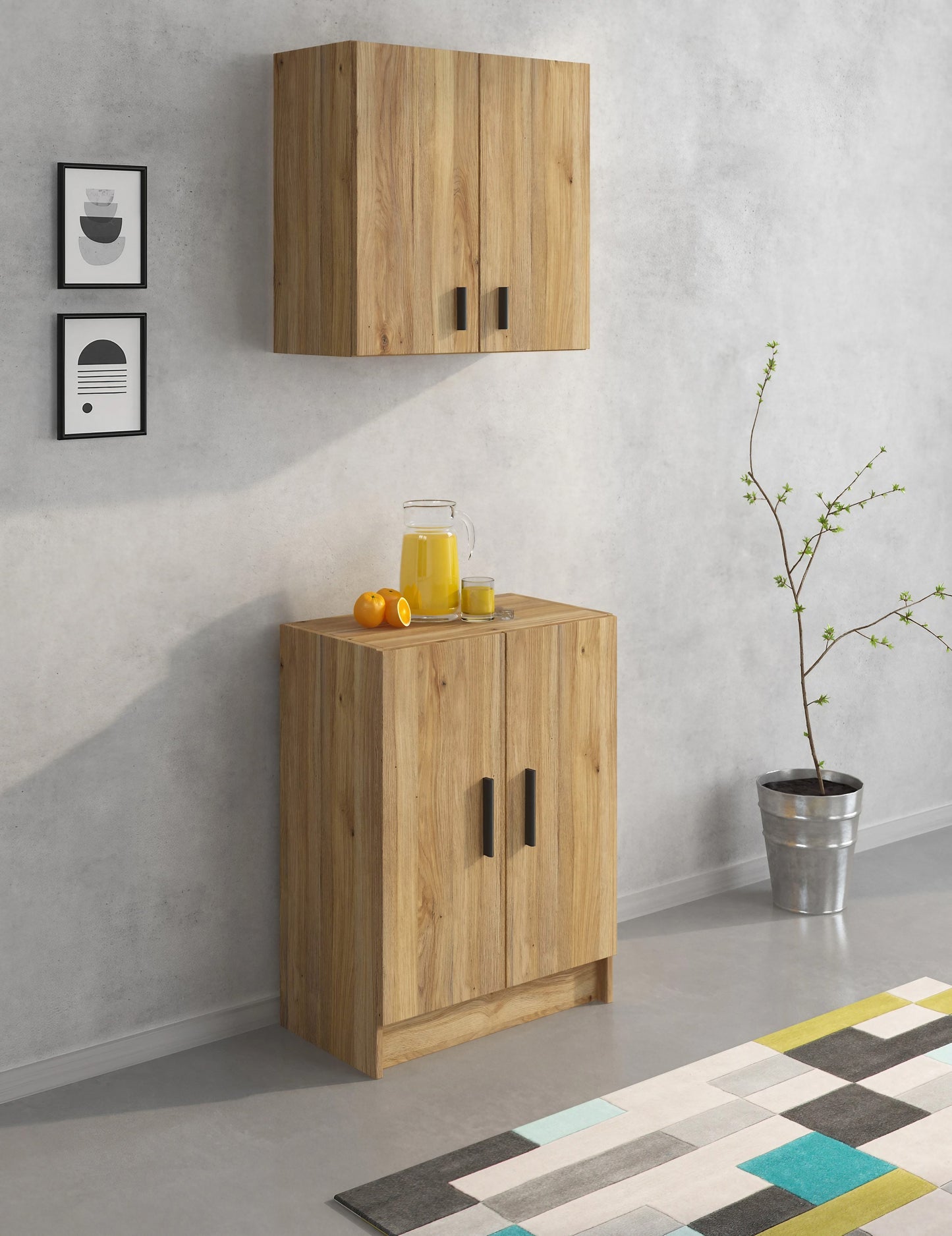 CONJUNTO MUEBLES COCINA ALTO Y BAJO AURA