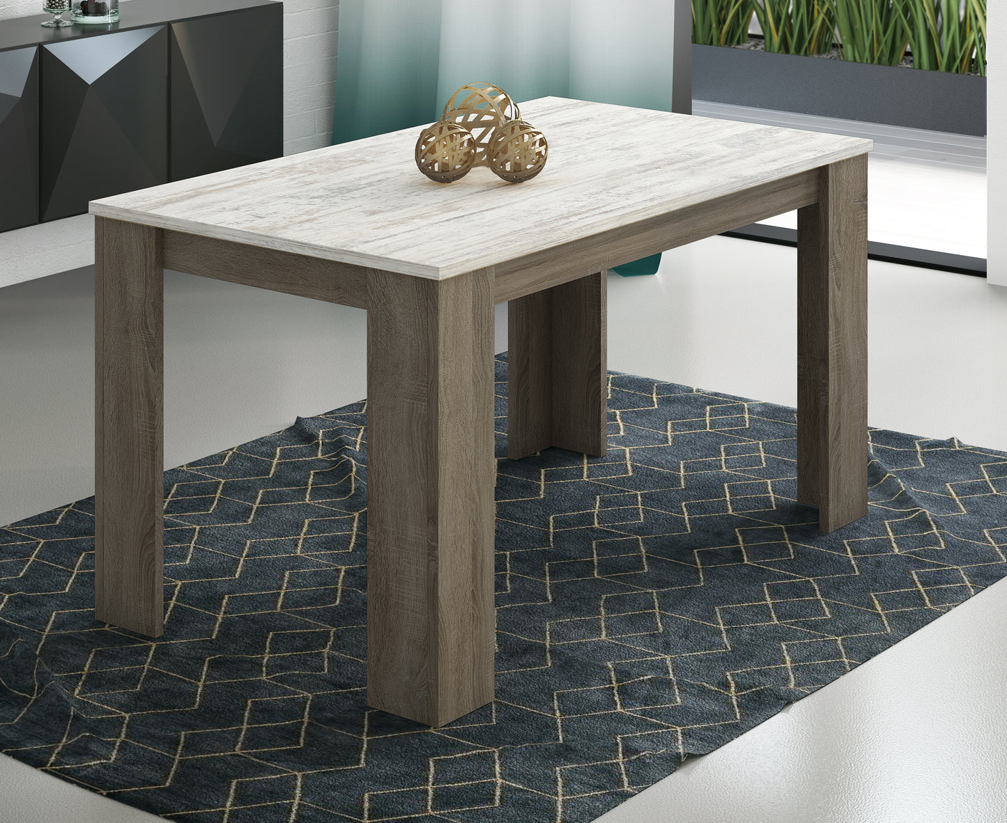 MESA COMEDOR FIJA BERTA VARIOS COLORES