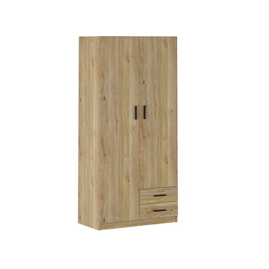 ARMARIO DE 2 PUERTAS Y 2 CAJONES AURA – ELEGANCIA, ORDEN Y FUNCIONALIDAD