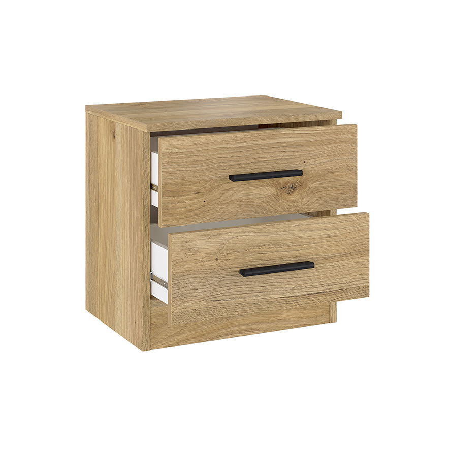 CONJUNTO DORMITORIO JUVENIL AURA – CABECERO Y MESITA DE DISEÑO MODERNO