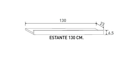 MUEBLE SALÓN COMEDOR 290 CM APILABLE LARA A-07