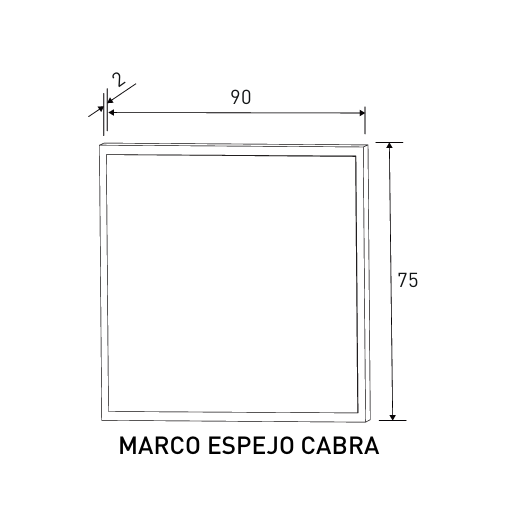 CONJUNTO DORMITORIO MATRIMONIO CABRA BLANCO - GRAFITO A-02