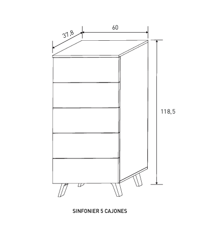 CONJUNTO DORMITORIO MATRIMONIO SOTO ANDERSEN PINO - ROBLE A-07