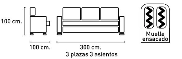 SOFÁ CUPRA MÁXIMO CONFORT CON ESTILO MODERNO