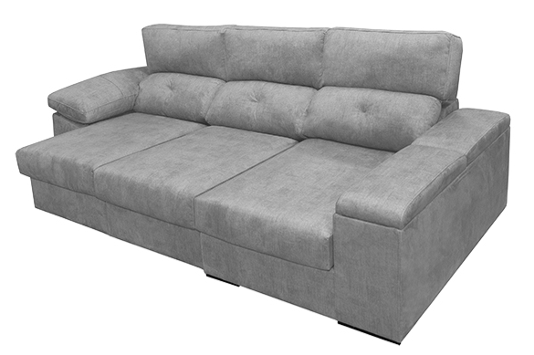 SOFÁ CHAISE LONGUE CON DOBLE ARCÓN Y EXTRAÍBLE GREDOS