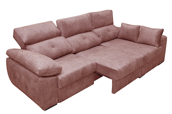 SOFÁ CHAISE LONGUE CON DOBLE ARCÓN Y EXTRAÍBLE GREDOS
