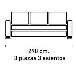 SOFÁ ROBERT – DISPONIBLE EN SOFÁ Y SOFÁ CHAISE LONGUE, DISEÑO Y CONFORT EXCEPCIONALES