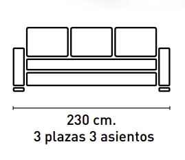 SOFÁ ROBERT – DISPONIBLE EN SOFÁ Y SOFÁ CHAISE LONGUE, DISEÑO Y CONFORT EXCEPCIONALES
