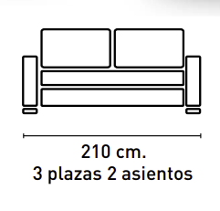 SOFÁ ROBERT – DISPONIBLE EN SOFÁ Y SOFÁ CHAISE LONGUE, DISEÑO Y CONFORT EXCEPCIONALES