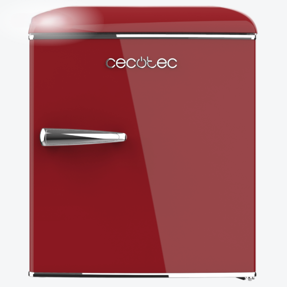 MINI FRIGORÍFICO CECOTEC RETRO ROJO 45 L – DISEÑO VINTAGE SOBREMESA