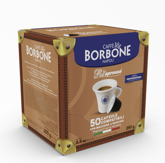 ¡¡¡SÚPER PRECIO!!! Café ITALIANO 50 Cápsulas Borbone Compatible con Nespresso®* – DESCAFEINADO