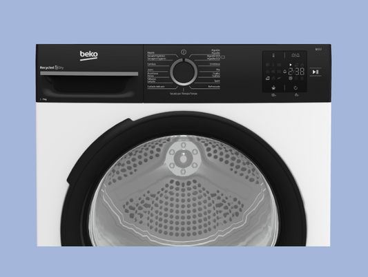 SECADORA BEKO 7 KG DE BAJO CONSUMO CON BOMBA DE CALOR Y SECADO EFICIENTE