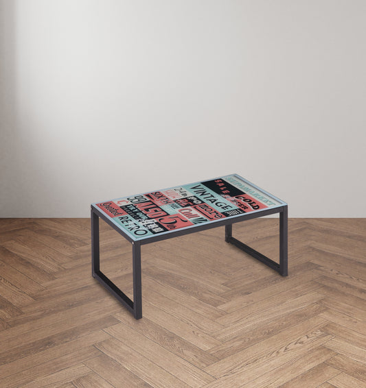 MESA CENTRO DANUBIO ESTAMPADO VINTAGE, RECTANGULAR Y CUADRADA