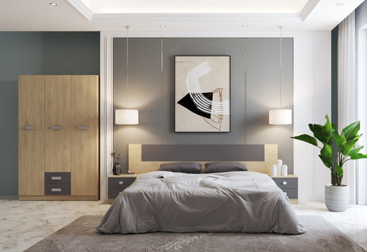 CONJUNTO DORMITORIO MATRIMONIO CON ARMARIO DONALD2