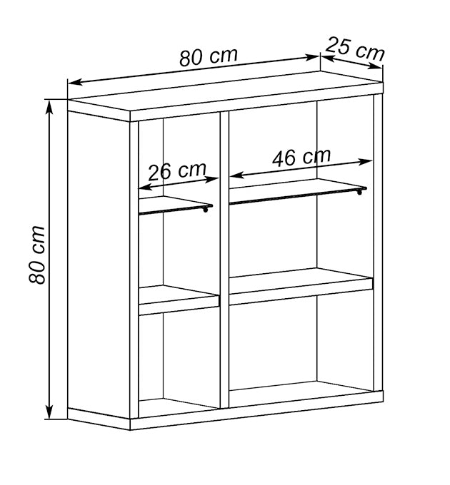 MUEBLE SALÓN COMEDOR EUROPA CON LUCES LED 260 CM APILABLE A-02