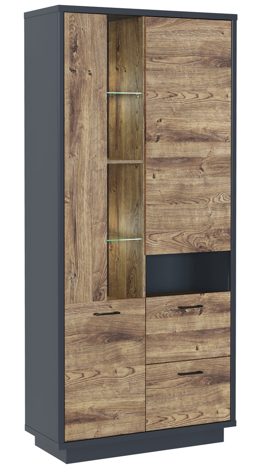 MUEBLE SALÓN COMEDOR EUROPA CON LUCES LED 260 CM APILABLE A-02