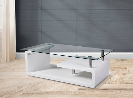 MESA DE CENTRO FIJA CRISTAL EVA