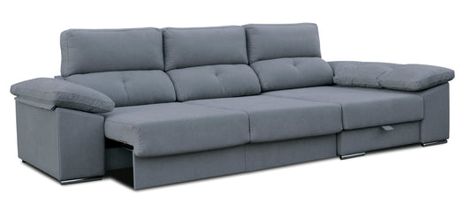 SOFÁ CHAISE LONGUE CON ARCÓN Y COJINES SIESTA GOLF