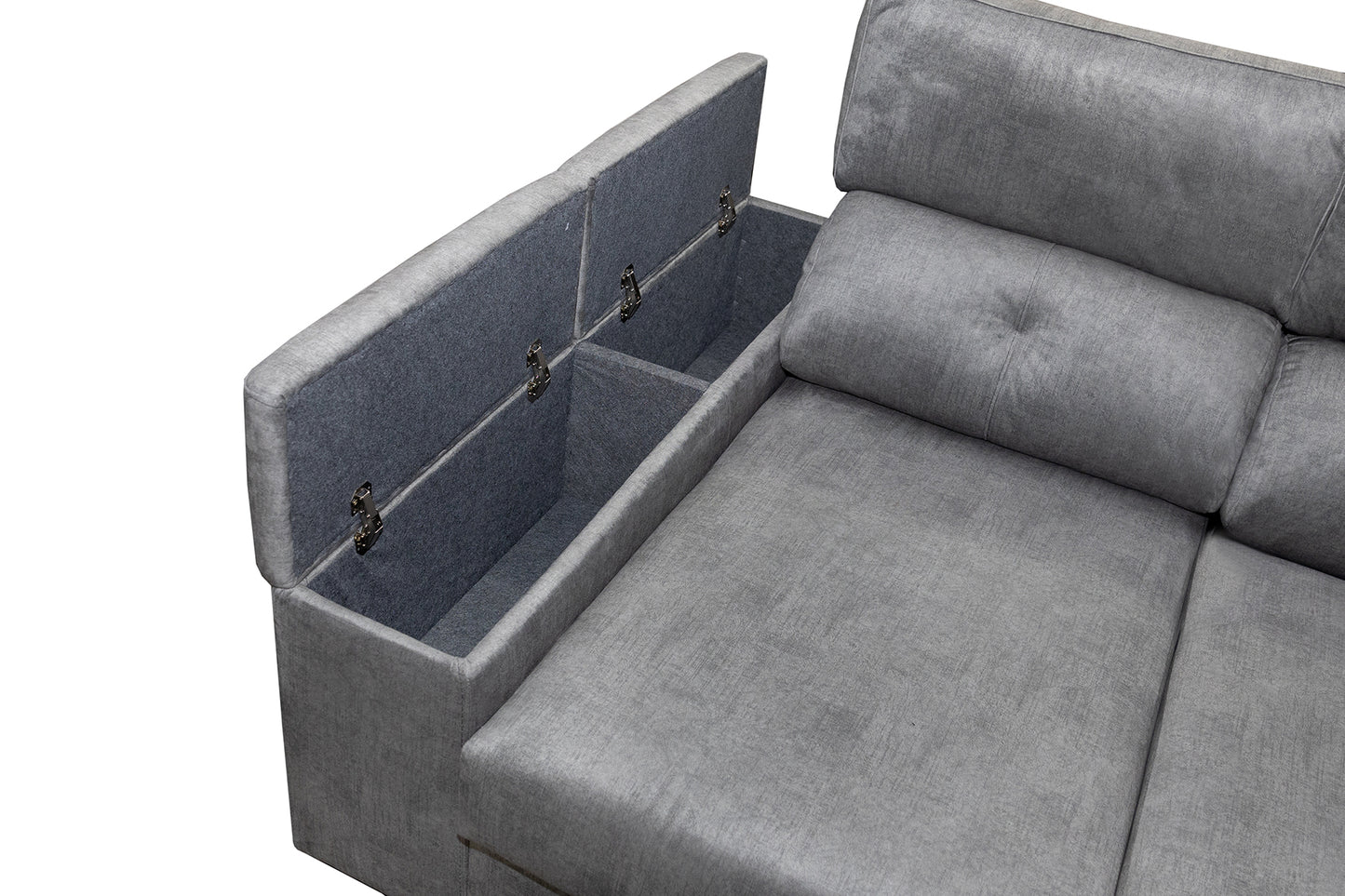 SOFÁ CHAISE LONGUE CON DOBLE ARCÓN Y EXTRAÍBLE GREDOS