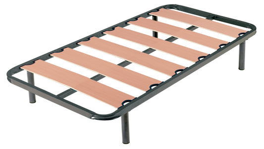 SOMIER DE LAMAS CON REFUERZO + 4 PATAS