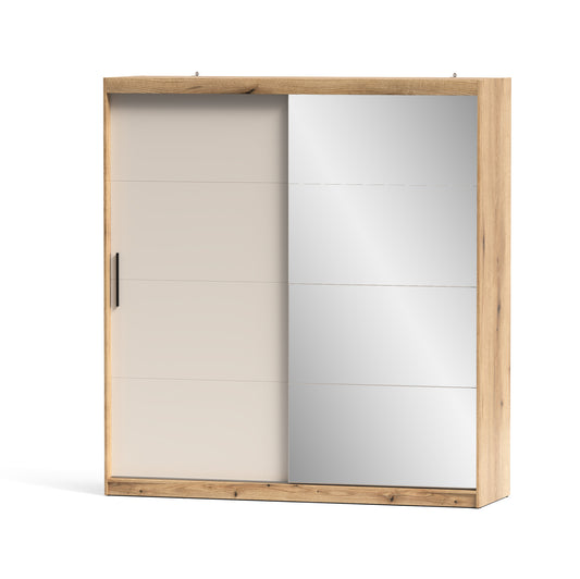 ARMARIO INOVA 2 PUERTAS CORREDERAS CON ESPEJO – DISEÑO ATEMPORAL Y GRAN CAPACIDAD