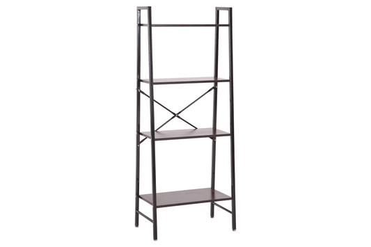 ESTANTERÍA AUXILIAR LINCOLN 4 BALDAS NEGRO/WENGUÉ