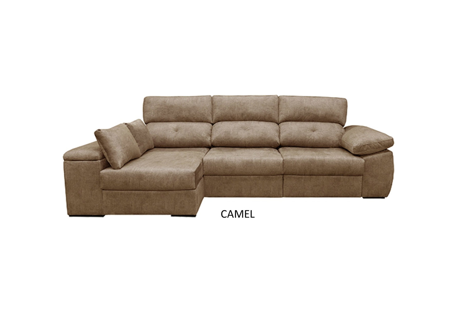 SOFÁ CHAISE LONGUE CON DOBLE ARCÓN Y EXTRAÍBLE GREDOS