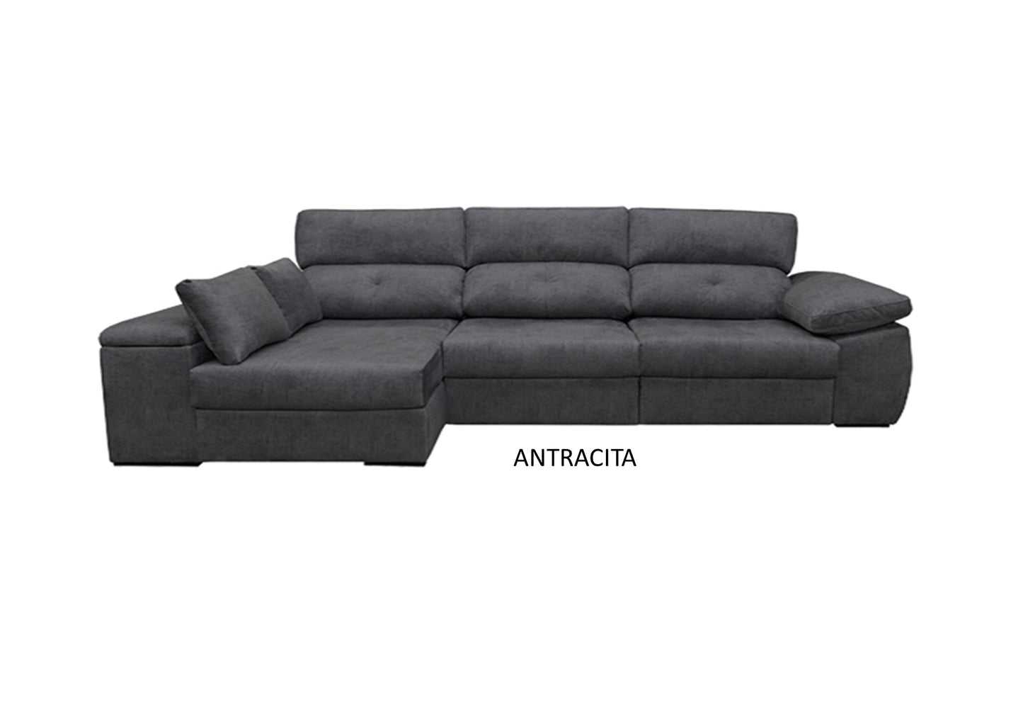 SOFÁ CHAISE LONGUE CON DOBLE ARCÓN Y EXTRAÍBLE GREDOS
