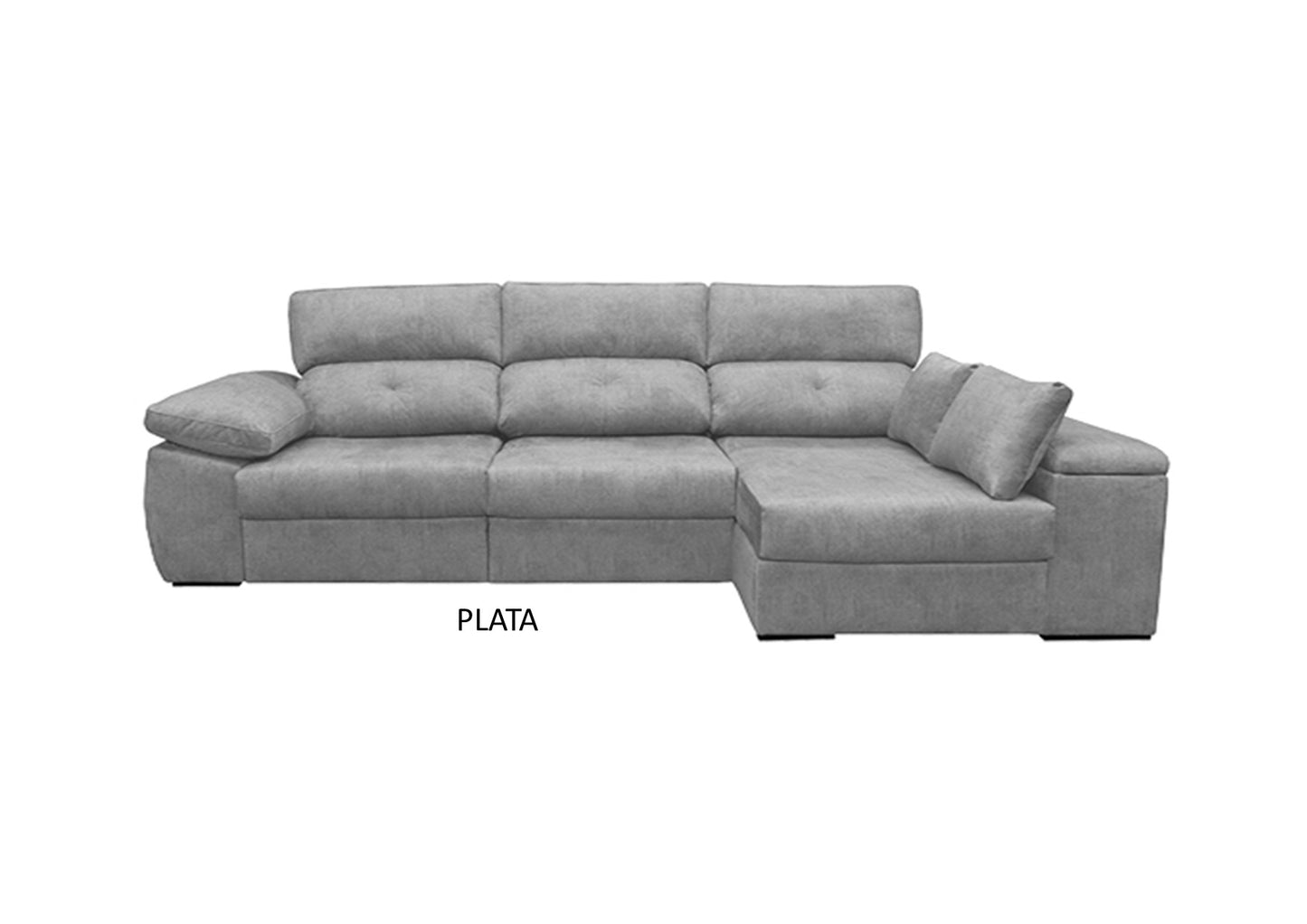 SOFÁ CHAISE LONGUE CON DOBLE ARCÓN Y EXTRAÍBLE GREDOS