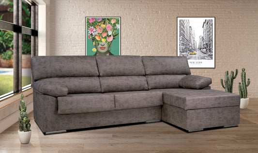 SOFÁ CHAISE LONGUE 250 CM LARGO RUBEN