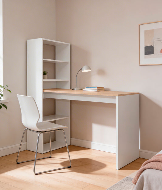 MESA ESCRITORIO CON ESTANTERÍA VILLENA