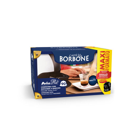¡¡¡SÚPER PRECIO!!! Café ITALIANO 90 Cápsulas Borbone Azul Blend Compatible con Dolce Gusto®*