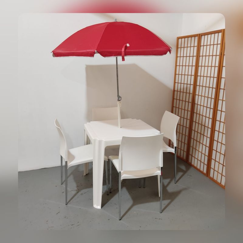 Mesa cuadrada exterior – segunda mano – foto 10