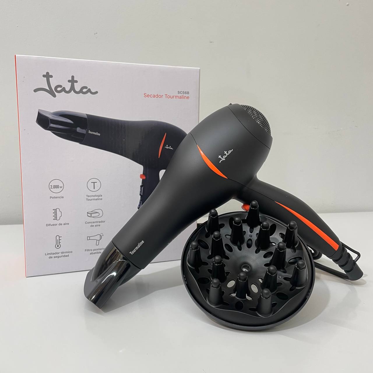 SECADOR DE PELO JATA TOURMALINE 2000W
