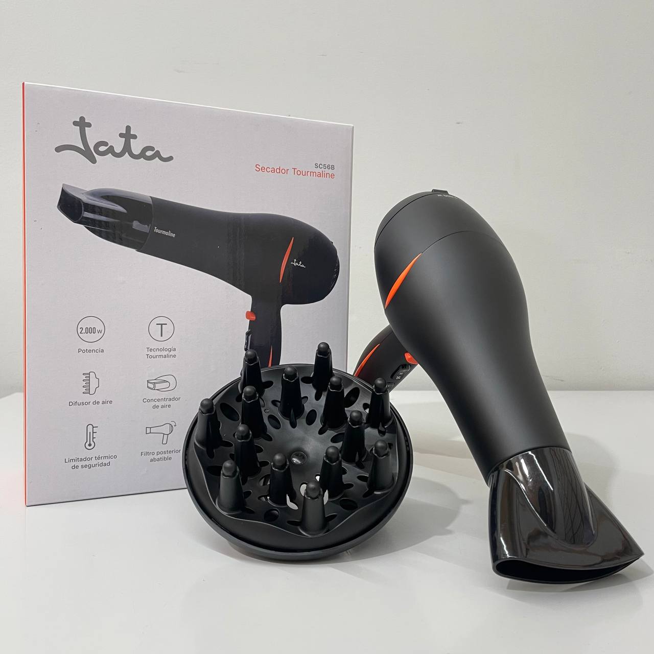 SECADOR DE PELO JATA TOURMALINE 2000W