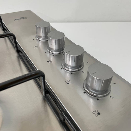 ENCIMERA DE GAS BUTANO 4 FUEGOS ARTICA INOX