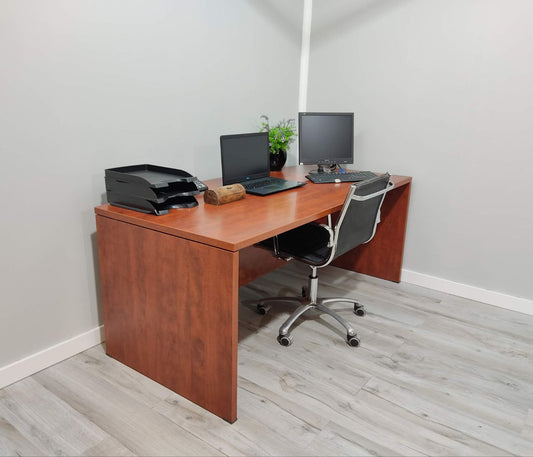 MESA ESCRITORIO OFICINA CAOBA 69