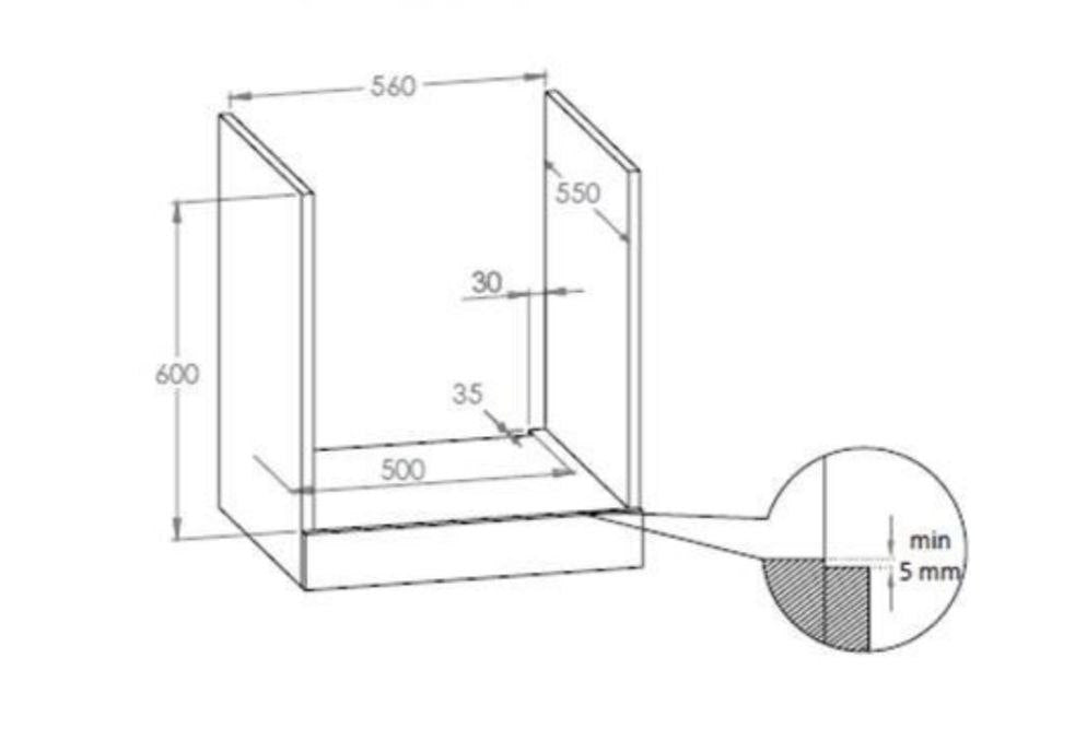 HORNO CONVENCIONAL ESTÁTICO ARTICA 62L INOX