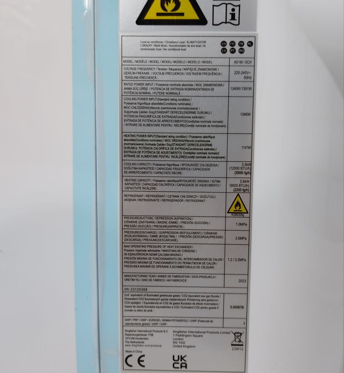 AIRE ACONDICIONADO PORTÁTIL REVERSIBLE BODNER – REFRIGERACIÓN Y CALEFACCIÓN EFICAZ