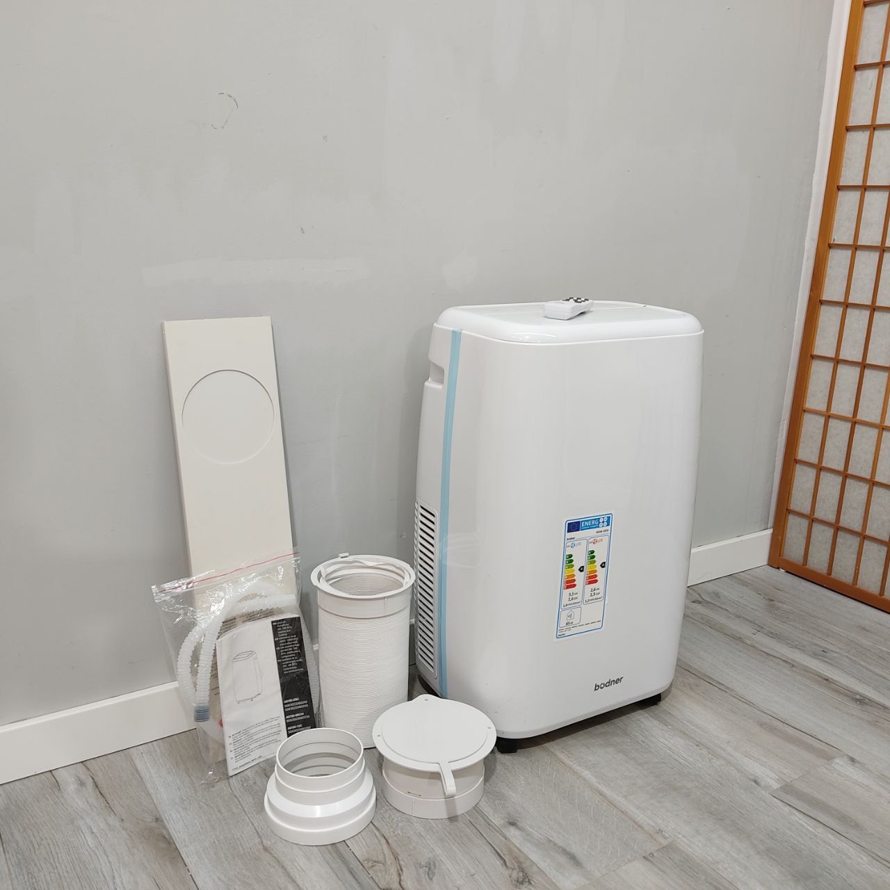 AIRE ACONDICIONADO PORTÁTIL REVERSIBLE BODNER – REFRIGERACIÓN Y CALEFACCIÓN EFICAZ