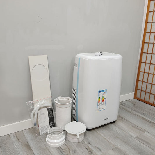 AIRE ACONDICIONADO PORTÁTIL REVERSIBLE BODNER – REFRIGERACIÓN Y CALEFACCIÓN EFICAZ