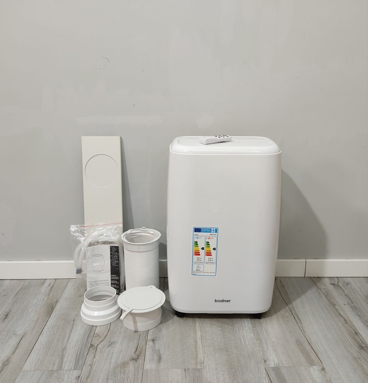 AIRE ACONDICIONADO PORTÁTIL REVERSIBLE BODNER – REFRIGERACIÓN Y CALEFACCIÓN EFICAZ
