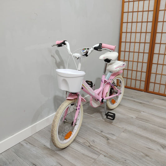 BICICLETA CONOR ROSA – LIGERA Y PERFECTA PARA NIÑOS DE 5 A 7 AÑOS
