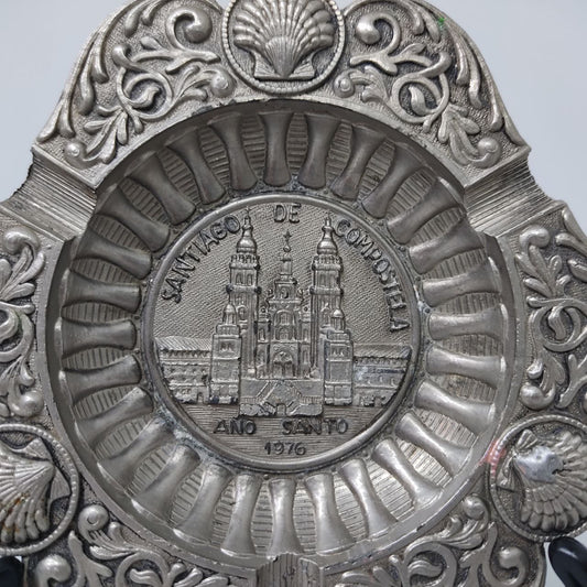 CENICERO CONCHA DE SANTIAGO DE COMPOSTELA – AÑO SANTO 1976 – PIEZA DE COLECCIÓN