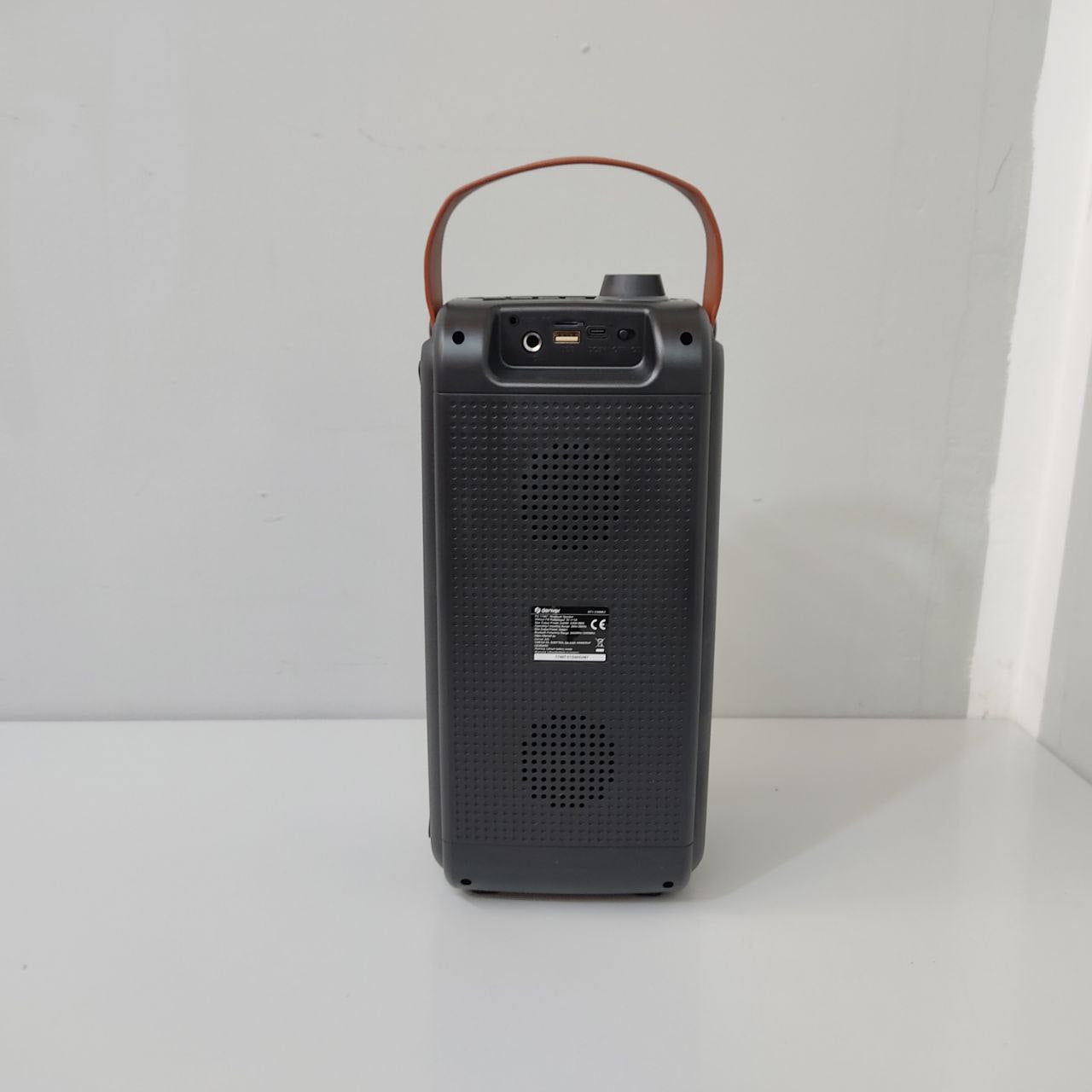 ALTAVOZ PORTÁTIL DENVER BTV-230MK2 – 100W, BLUETOOTH, LUCES LED Y KARAOKE