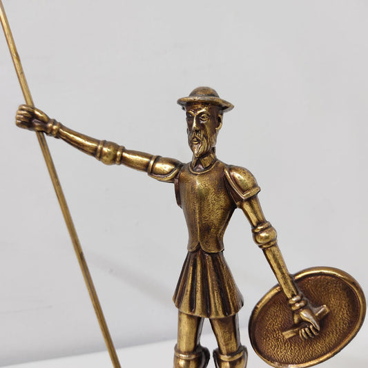 FIGURA BRONCE DON QUIJOTE – BASE MÁRMOL